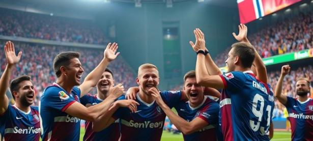 开云体育开云官网-挪威队力克对手，晋级形势一片光明，挪威超级联赛克里斯蒂